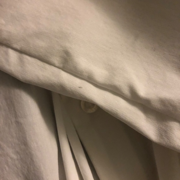 Calvin Klein Womens Tie Front Button Down Blouse, White sz Medium M (available!) - Picture 8 of 8